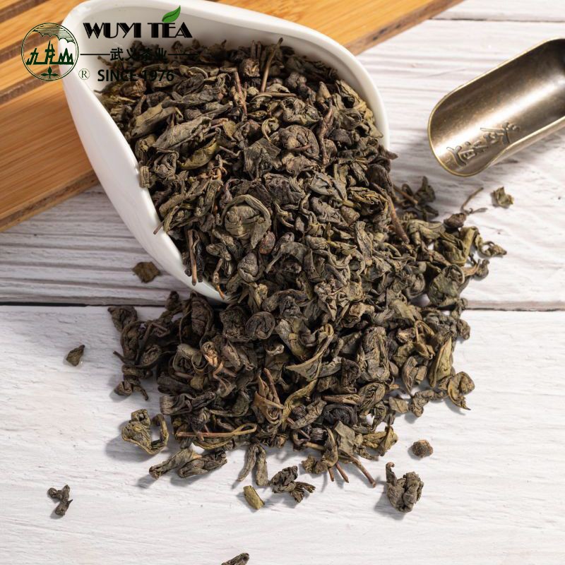 Jiulongshan brachte Green Tea Gunpowder Tea Dl022 auf den Markt und konzentrierte sich auf die Lieferung von Tee an den internationalen Markt.